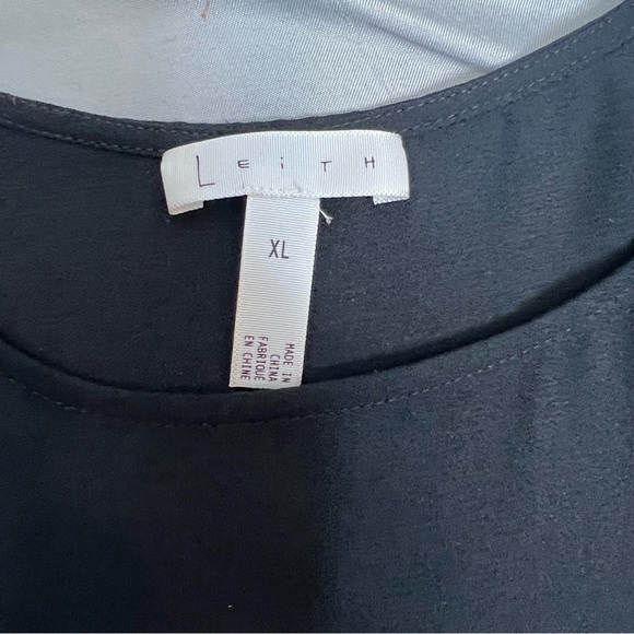 Leith shift dress Crochet trim black XL - Picture 9 of 10